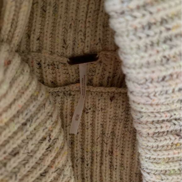 Free People multi colored turtleneck - Picture 3 of 4